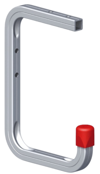 picture of Alfer Aluminium Hook Wall/Ceiling - 115 x 160mm - [PV-01906]