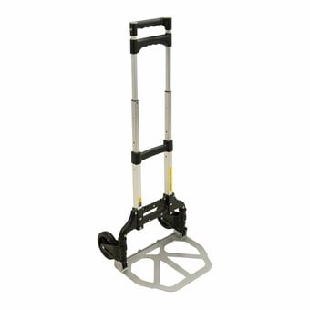 Picture of Silverline - 70kg Folding Hand Truck - Sturdy Aluminium - Folds Flat Automatically - [SI-495902] - (DISC-X)