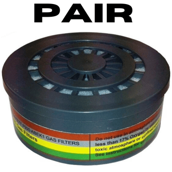 picture of Portwest ABEK1 Screw in Filters for the P410 Mask - Pair - [PW-P920]