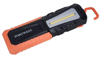 Picture of Portwest - PA78 USB Rechargeable Inspection Black Torch - [PW-PA78BKR]