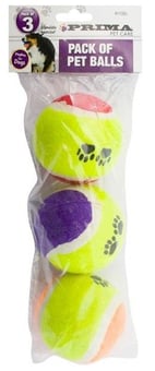 picture of Prima Pet Tennis Balls 3 Pack - [PD-41132C]