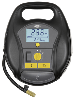 picture of RING - RTC6000 Cordless Digital Tyre Inflator and Air Pump - With Power Bank LED and Adaptors - [RA-RTC6000] - (LP)