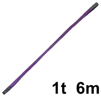 picture of Climax Webbing Sling - Violet - 1t 6m - [CL-SLING-1T6M]