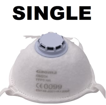 picture of Supreme TTF Gaoma FFP3 Disposable Mask with Valve - Small to Medium Size - [HT-GM204]