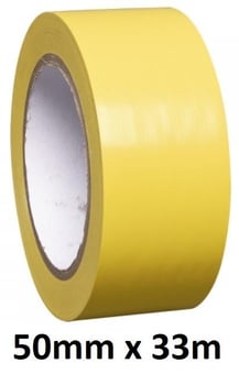 picture of PROline Tape 50mm Wide x 33m Long - Yellow - [MV-261.13.796]