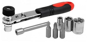 Picture of Dekton 22Pc Ratchet Wrench - Bit and Socket Set In CDU - [PD-DT65233]