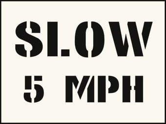 Picture of Slow 5mph Stencil (400 x 600mm) - SCXO-CI-9534J