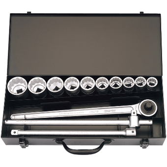 picture of Elora - 3/4" Square Drive Metric Socket - Set of 13 Pieces - [DO-00385]