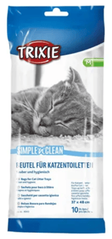 picture of Trixie Cat Litter Tray Bags Medium 10 Pack - [CMW-TX4043]- (DISC-W)