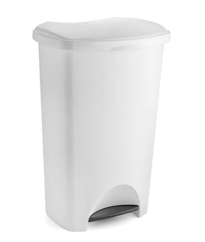 picture of Addis Pedal Bin White - 50 Ltr - [SY-517616]