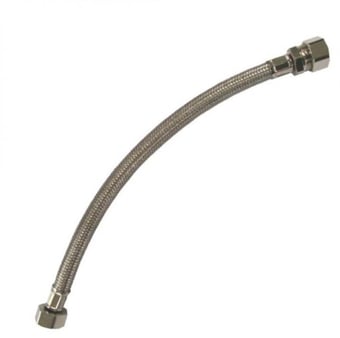 picture of 15mm x 1/2" BSP x 300mm Armoured Flexible Cable - CTRN-CI-PA123P