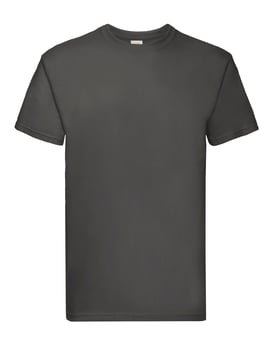 picture of Fruit Of The Loom Men's Light Graphite Grey Super Premium T-Shirt - BT-61044-LGRPH