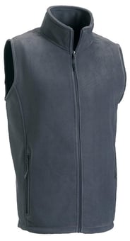 picture of Russell Mens Outdoor Fleece Gilet - Convoy Grey - BT-8720M-GRE