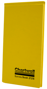 picture of Chartwell Weather Resistant Field Book Plain Yellow - 106 x 205mm - [EXC-2126Z]