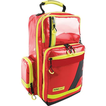picture of First Aid PVC Emergency Backpack Bag - Red - Large - Empty Bag - SA-C770RED