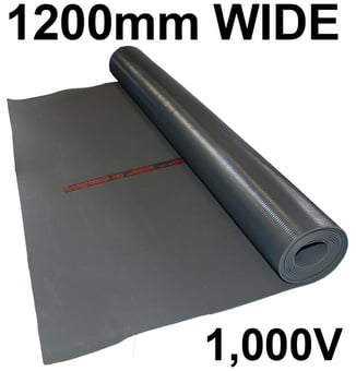 picture of Matting Cl 0/1000V 1000x3mmx1m Tested to 5kV for up to 1000V maximum working IEC 61111:2009 - Class 0 - Per 1.2 x 1 Metre - [BD-642120]