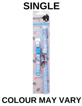 picture of Smart Choice Small Dog Puppy Lead & Collar Set Assorted Colours - [PD-SC1112]