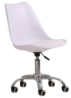 picture of LPD Furniture Orsen Swivel Office Chair - White - [PRMH-LPD-ORSENWHITE]