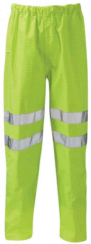 picture of Matrix FR Anti-static Over Trousers - Yellow - Conforms to EN471 Class 3 EN343 Class3:2 EN533 EN1149 - OB-FRASMT