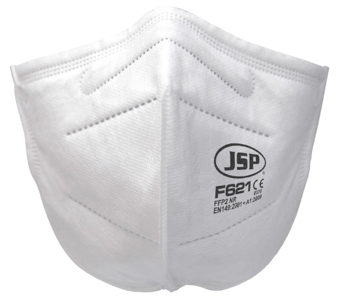 Picture of JSP F621 FFP2 Disposable Vertical Fold Flat Mask Box of 40 - [JS-BGV120-000-Q00] - (DISC-R)