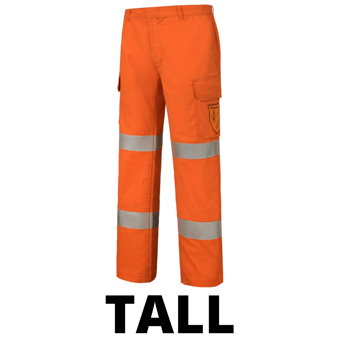 picture of Phoenix FR Comfort Arc Cargo Orange Trousers Tall - FU-TR233-000-026-TALL