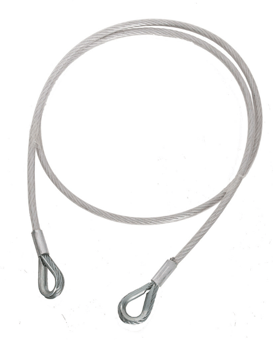 picture of Portwest FP05 - Cable 1m Anchorage Sling Silver - [PW-FP05SIR]