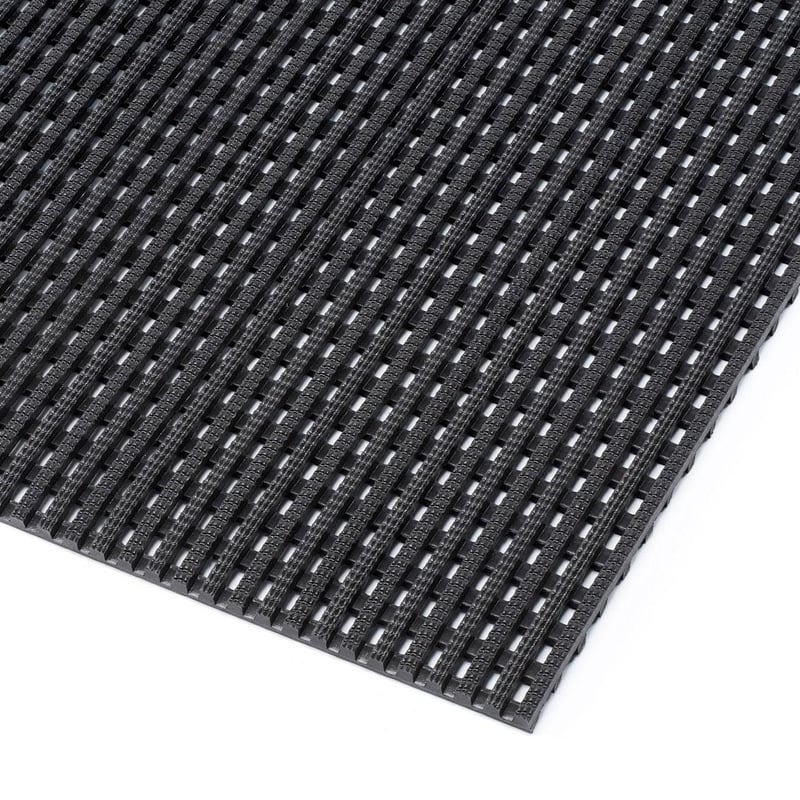 picture of Deck-Safe PVC Vinyl Anti-Slip Mat - Black/Black - 1220mm x 1000mm - [WWM-11310-12210012-BKBK]