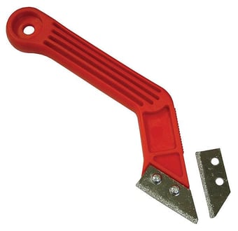 picture of Faithfull Grout Rake with 2 Carbide Blades - [TB-FAITLGROUSAW]