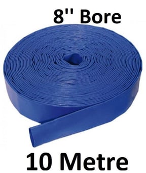 picture of Lightweight PVC Layflat Hose 8" Bore - 203.4mm O/D x 200mm - 10 Metre - [HP-LFL8/10]