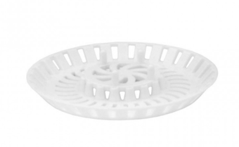 picture of 80mm White Plastic - Bath/Shower Strainer - 5 Packs  -  CTRN-CI-PA87P