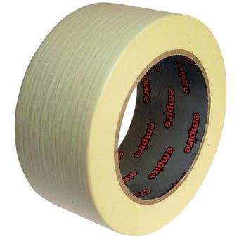 Picture of Economy Grade Masking Tape 60°C - 25mm x 50mtr - General Purpose Masking Tape - [EM-111025X50]