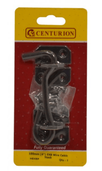 Picture of EXB Wire Cabin Hook - 100mm (4") - Single - [CI-HE48P]