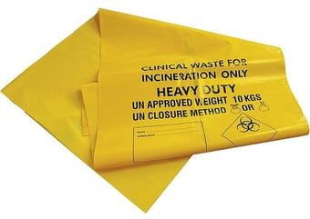 Picture of Clinical Waste Sacks - Pack of 25 - Max 10kg - [SA-Q2583]