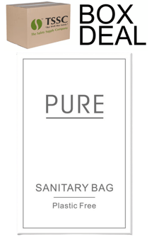 picture of Pure Boxed Sanitary Bag - Box Deal 10 x 50 - [IH-MCS-PURBSB] - (LP)