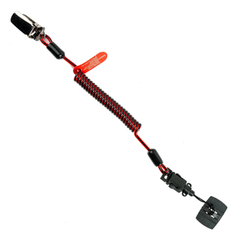 picture of Gripps Coil E-Tether With Steel Clamp & E-Catch - 0.5kg - [GPS-H01064]