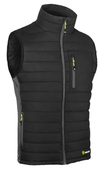 picture of Flex Workwear Padded Bodywarmer Black/Grey - BE-SFPBWBLGY