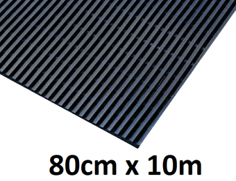 picture of Interflex Splash Multi-Use Anti-Slip Mat Black - 80cm x 10m Roll - [BLD-IF3233BL]