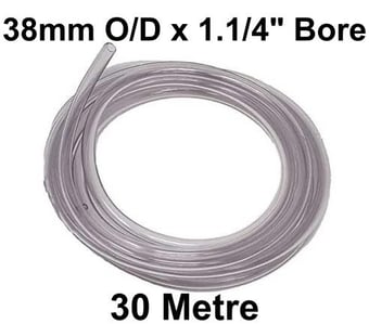 picture of Un-Reinforced PVC Hose - 38mm O/D x 30m - [HP-CP32/38]