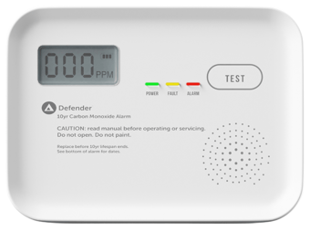 picture of Defender 10yr Battery Powered Carbon Monoxide Alarm - [SO-OT01468]