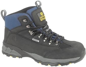 picture of Amblers Steel Black Hiking Safety Boots SBP SRC - FS-9635-10210