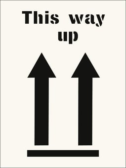 Picture of This way up Stencil (600 x 800mm)  - SCXO-CI-9566G