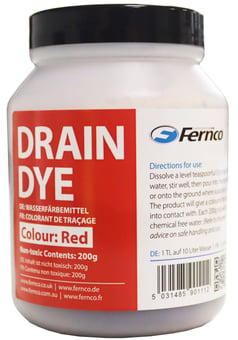 picture of Fernco Drain Tracing Dye 200g - Red - [S1-DTD-RED] - (LP)