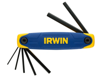 Picture of Irwin Hex Key Folding Set of 7 - Metric 2-8mm - [TB-IRWT10765]