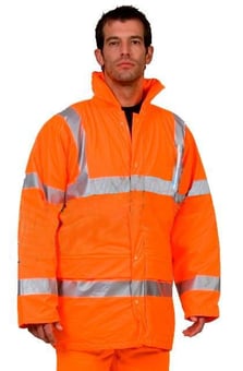 Picture of Orange Hi-Vis Parka Jacket - End of Line - SP-PARKA-O - (SP) - (DISC-X)