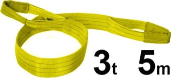 Picture of LashKing - Polyester Webbing Sling - 3t W.L.L - Length: 5mtr - EN11492-1:2000 - [GT-DWS3T5M]