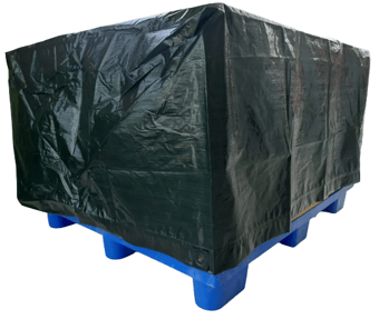 Picture of Pallet Cover Tarp Euro 90gsm Green - 83cm x 123cm x 220cm H - [LTR-PCEUK220]