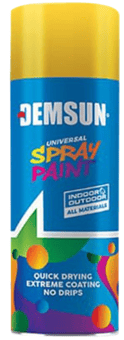 picture of Demsun Spray Paint Glossy - Yellow - 200ml - [DMS-DS07109]