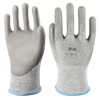 picture of Cutzy Basic - Cut Resistant Level D - Safety Grey Gloves - [CAS-CPE13003-WH2]