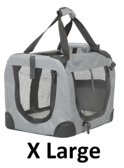 picture of Proudpet Soft Grey Pet Carrier - X Large - [TKB-PCR-SFT-GREY-XL]