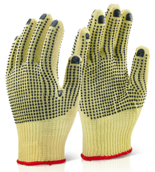 picture of Beeswift Reinforced Medium Weight Dotted Glove - BE-KGMWD